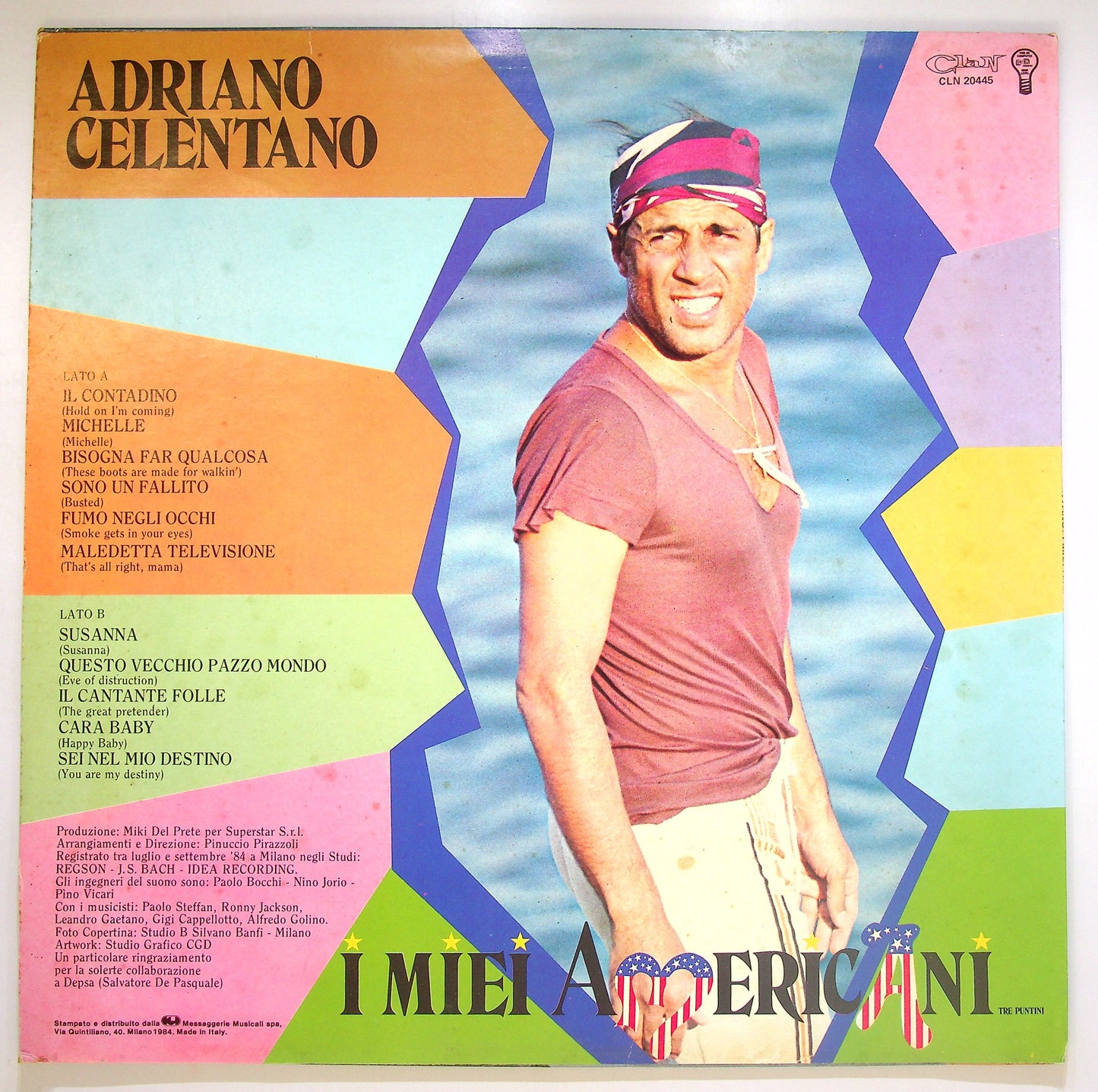 EBOND Adriano Celentano - I Miei Americani (Tre Puntini) Vinile V087135