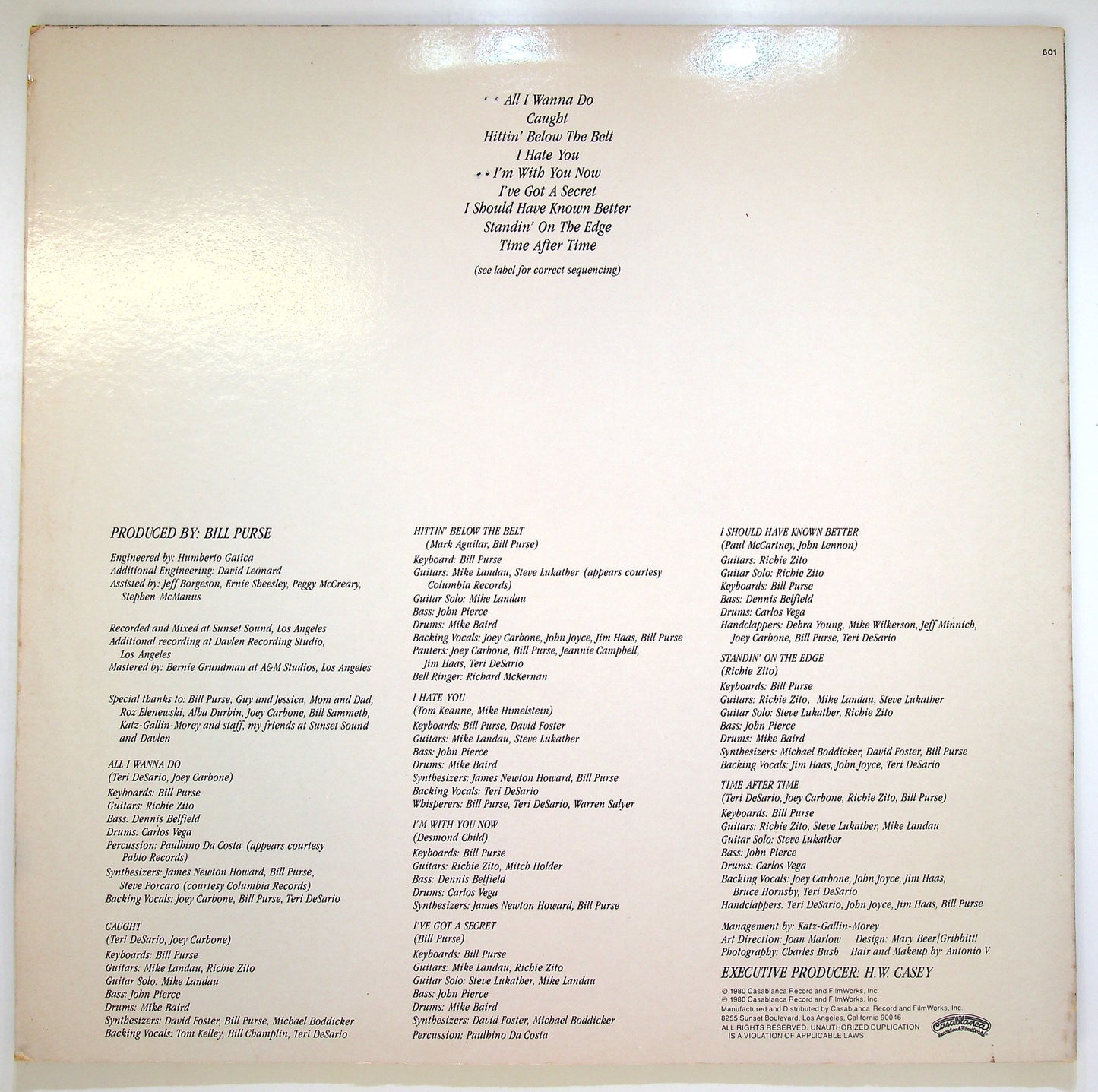 EBOND Teri DeSario - Caught Vinile V087147