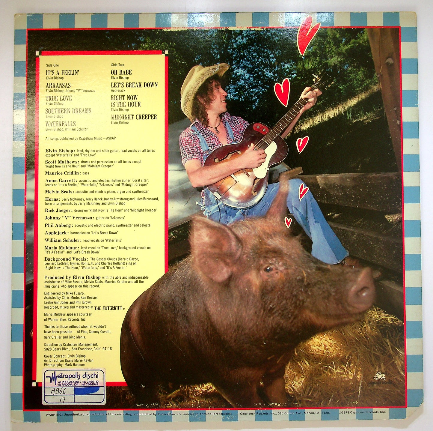 EBOND Elvin Bishop - Hog Heaven Vinile V088007
