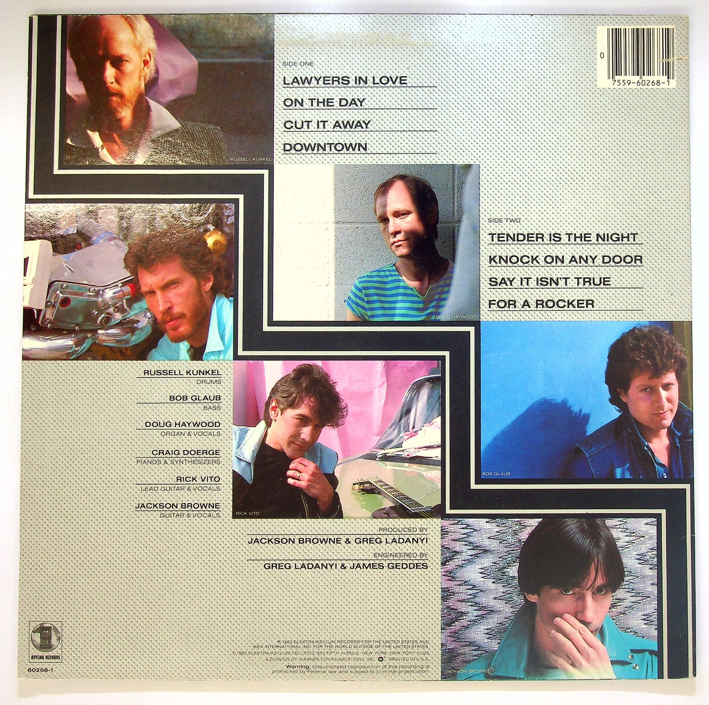 EBOND Jackson Browne - Lawyers In Love Vinile V088056