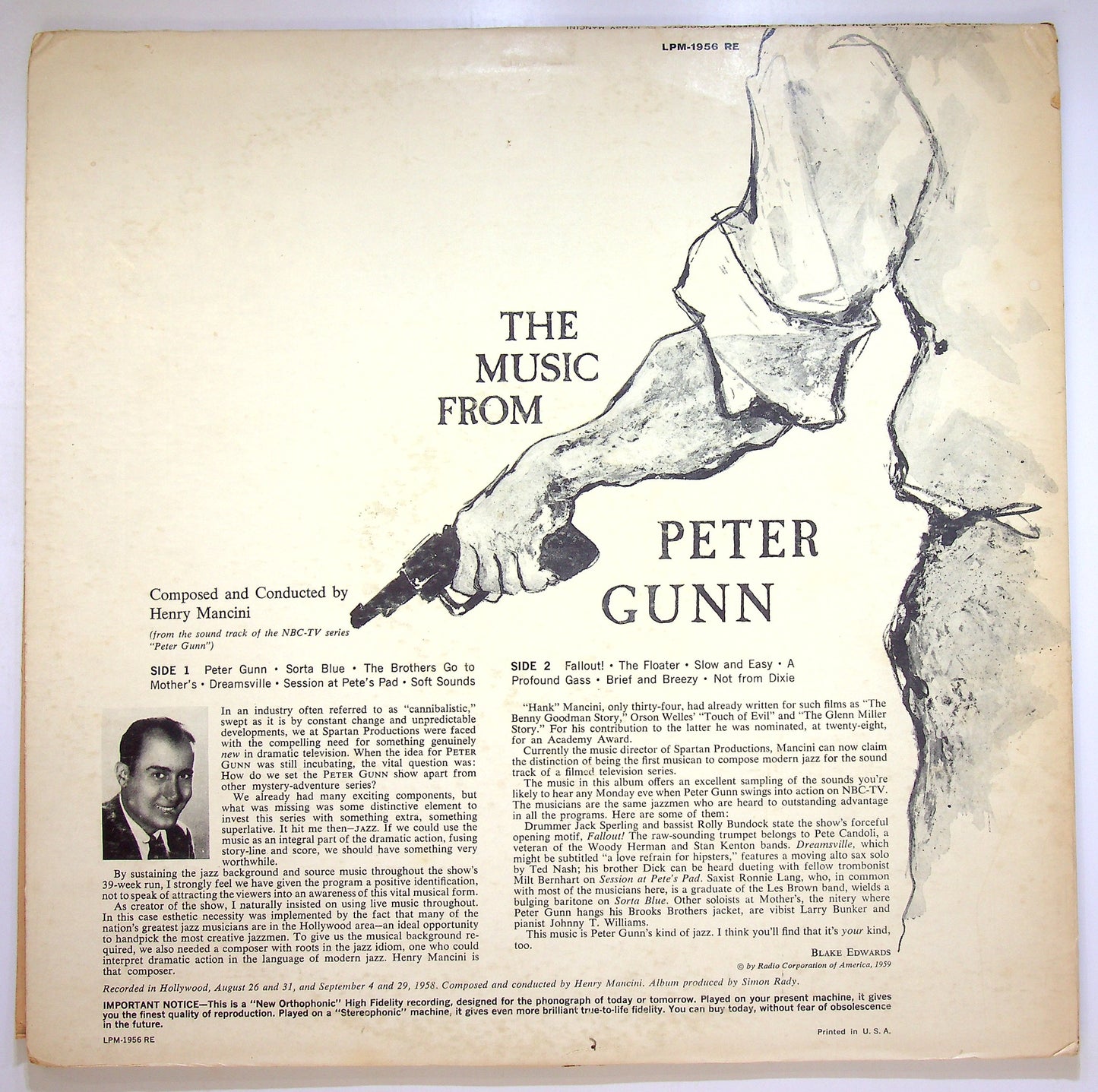 EBOND Henry Mancini - The Music From Peter Gunn Vinile V088072