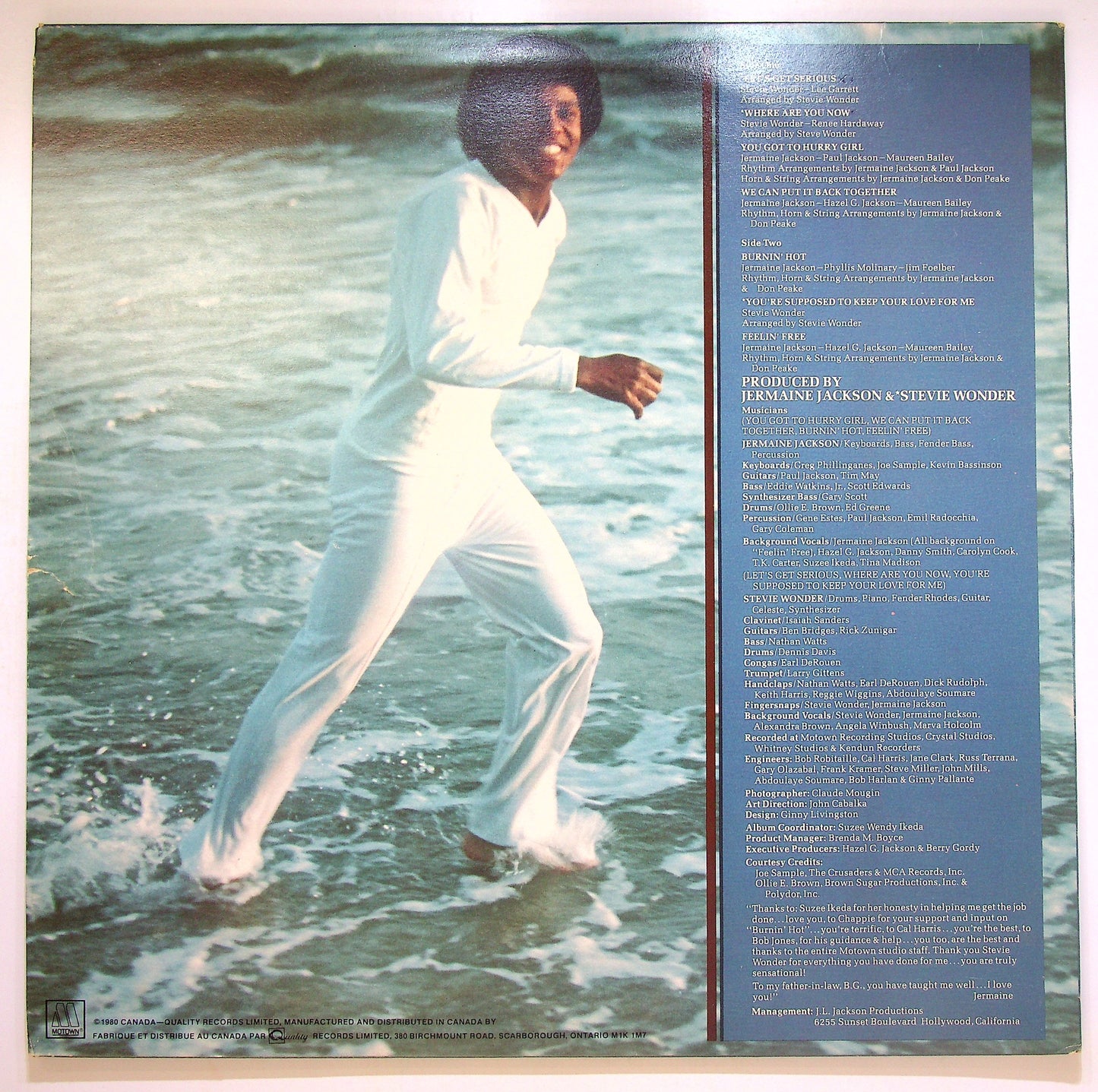EBOND Jermaine Jackson - Let's Get Serious Vinile V088074