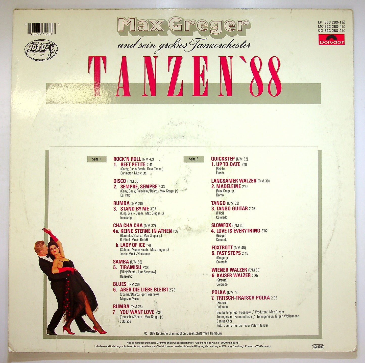 EBOND Max Greger Und Sein Großes Tanzorchester - Tanzen '88 Vinile V088088