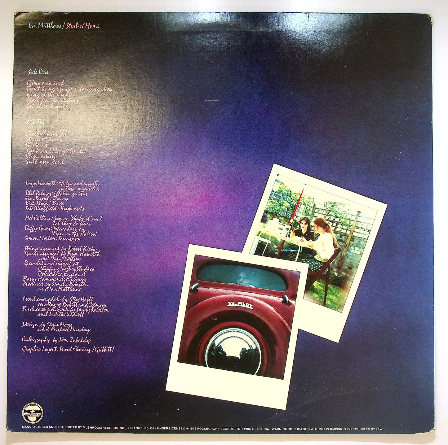 EBOND Ian Matthews - Stealin' Home Vinile V088096