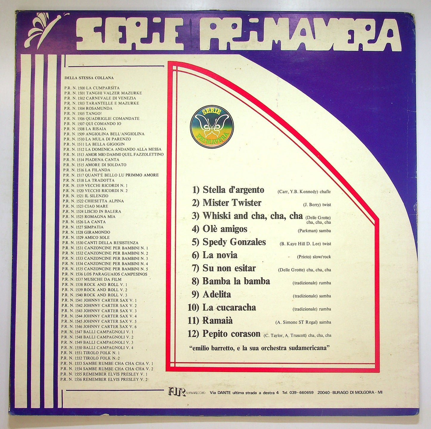 EBOND Sambe Rumbe Twist Cha Cha Cha N. 2 Vinile V088104