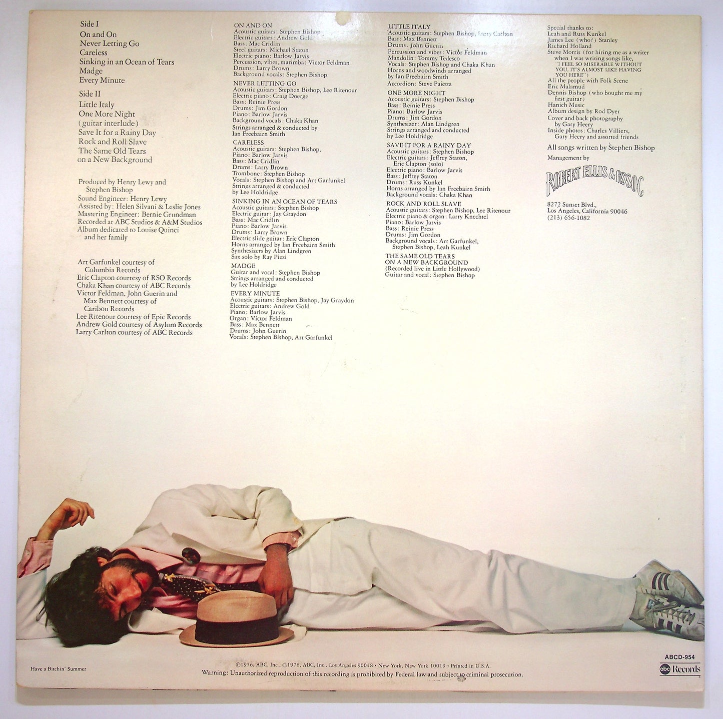 EBOND Stephen Bishop - Careless Vinile V088107