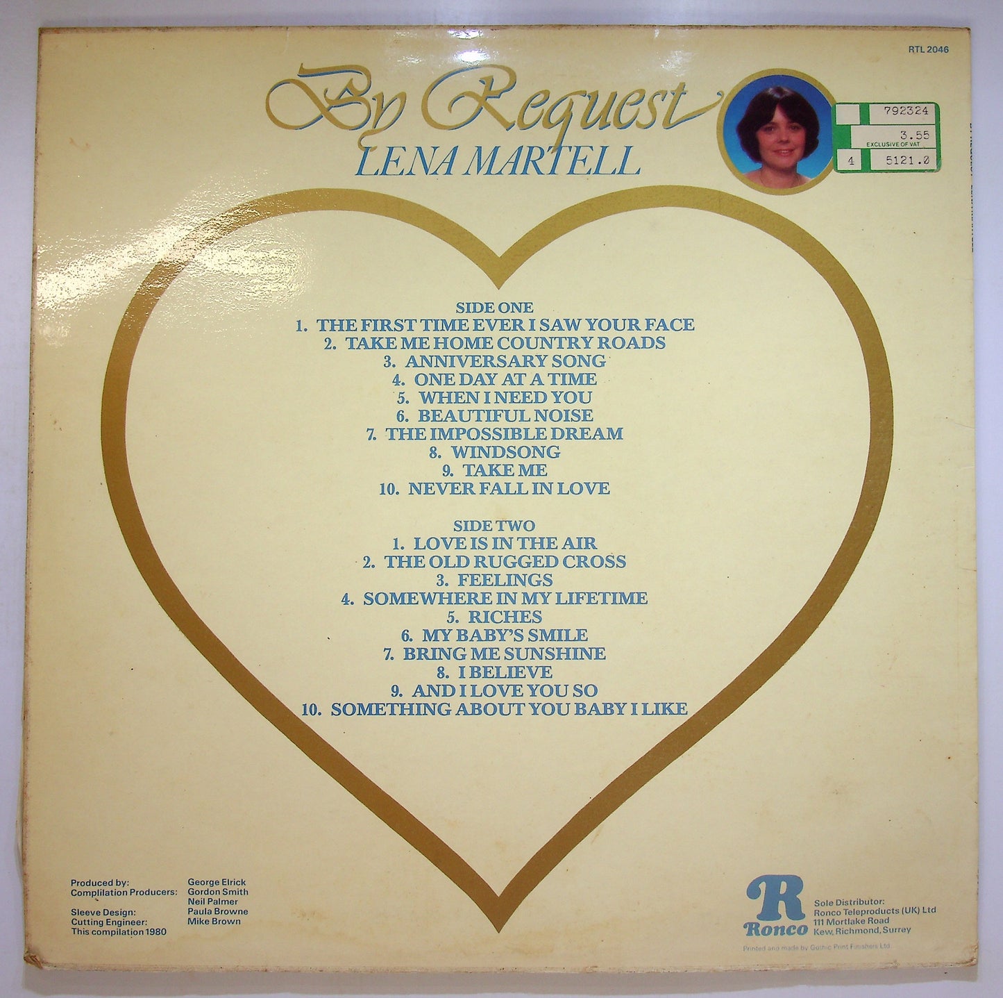 EBOND Lena Martell - By Request Vinile V088120