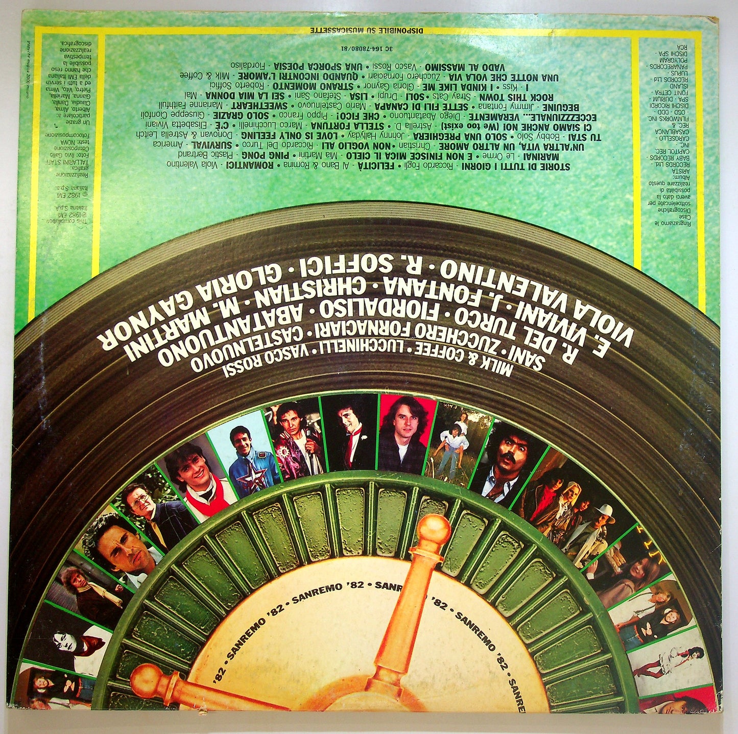 EBOND Various - Tuttosanremo 1982 Vinile V088148