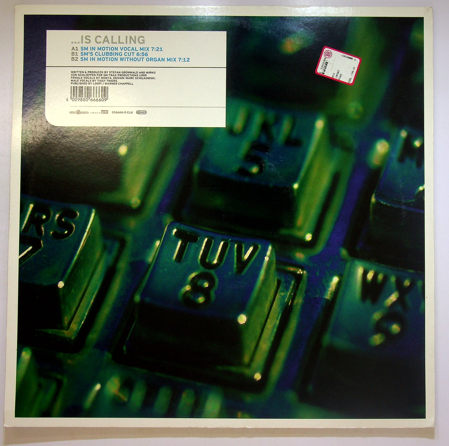 EBOND SM-Trax - ...Is Calling Vinile V089072