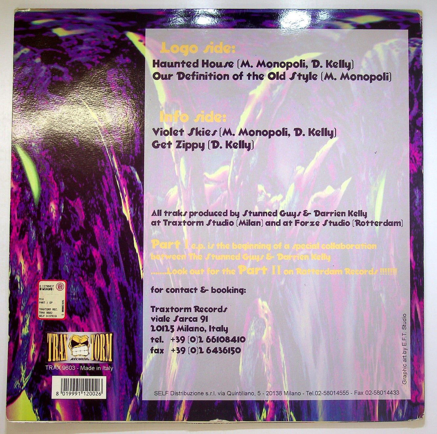 EBOND The Stunned Guys & Darrien Kelly - Part I E.P. Vinile V089076