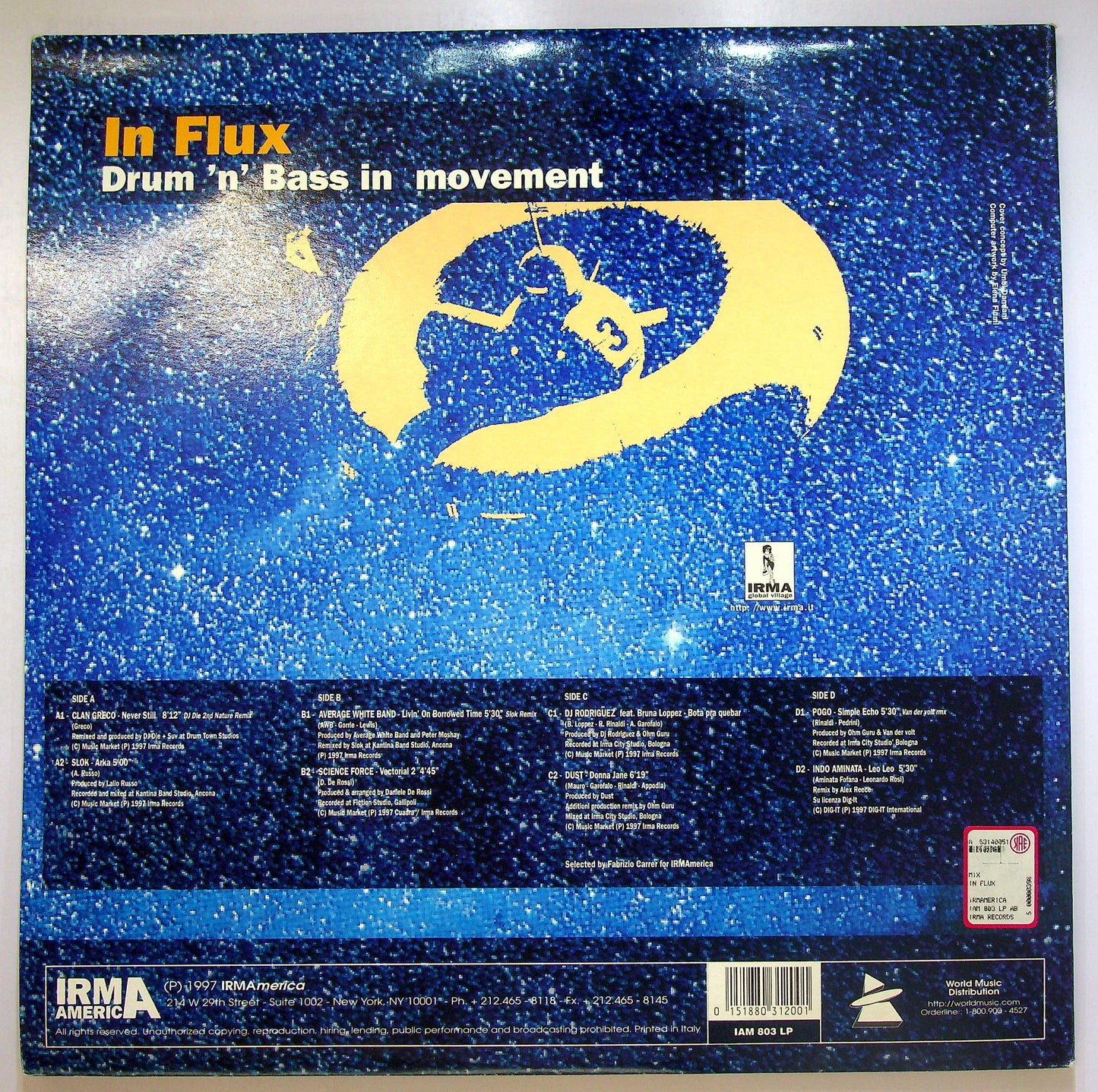 EBOND Various - In Flux: Drum 'N' Bass In Movement Vinile V089084
