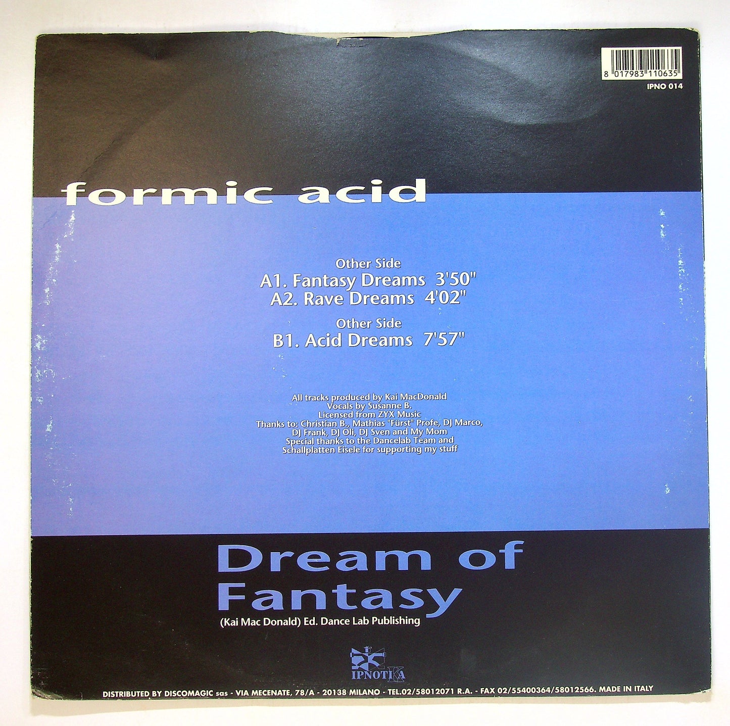 EBOND Formic Acid - Dream Of Fantasy Vinile V089107