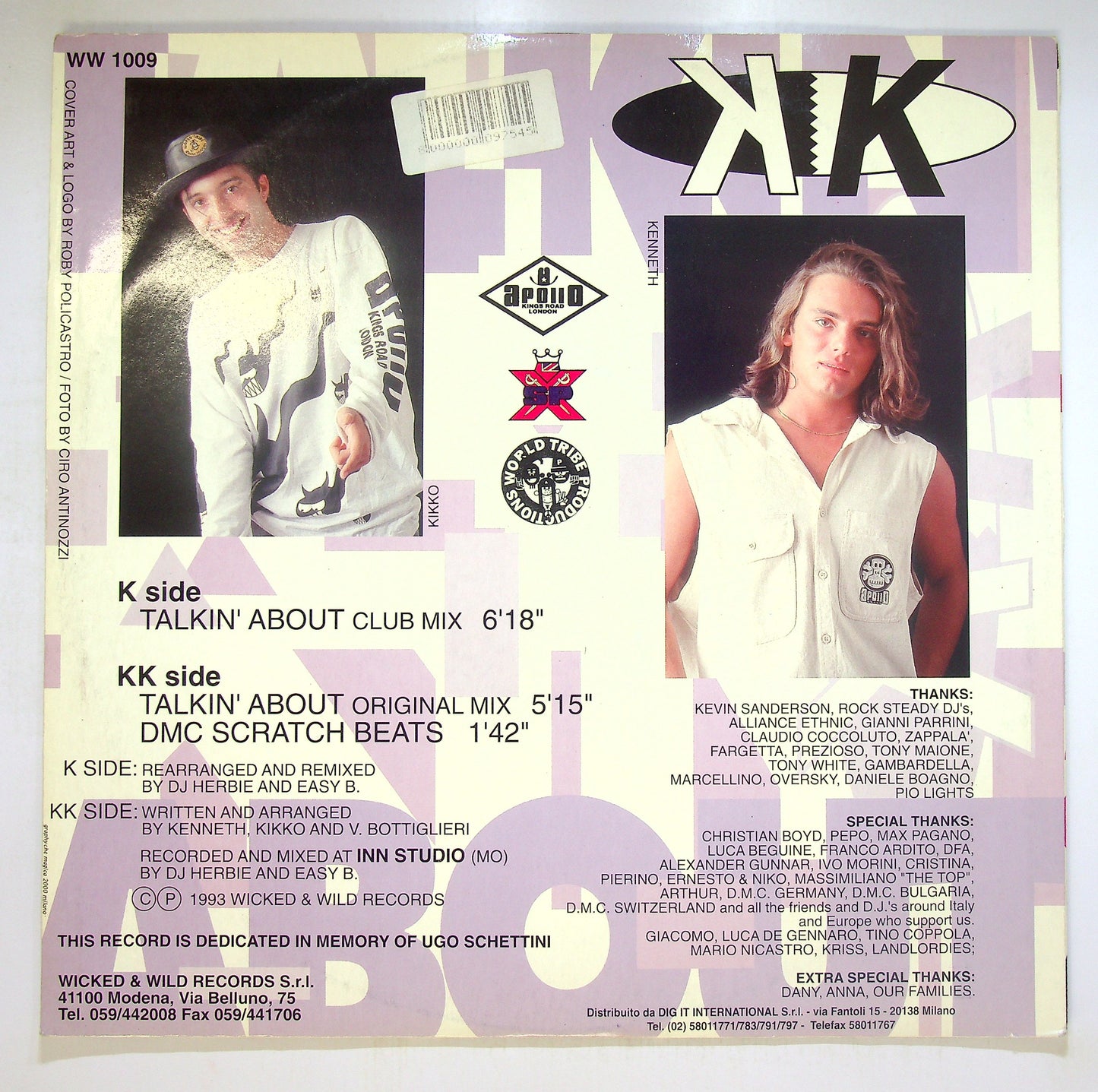 EBOND K K - Talkin' About Vinile V089112