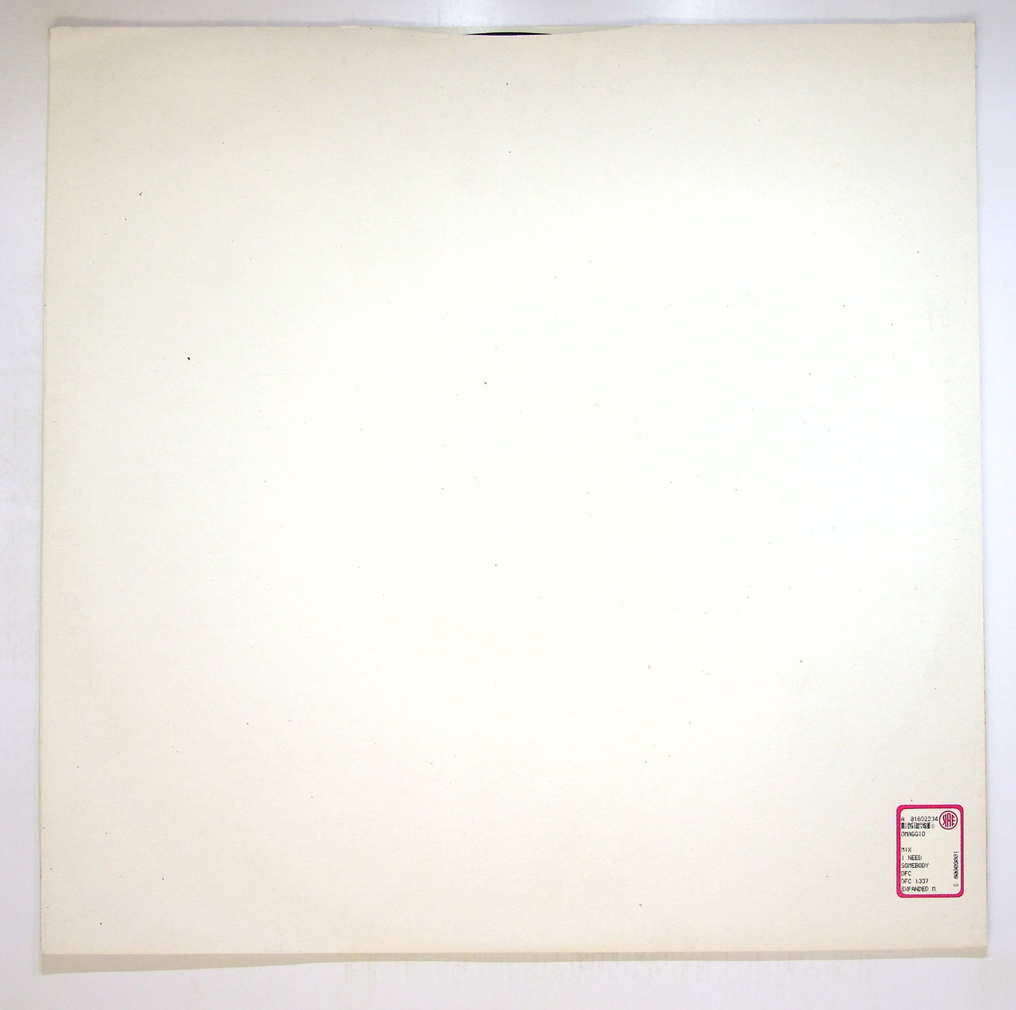 EBOND 4XS - I Need Somebody Vinile V089114