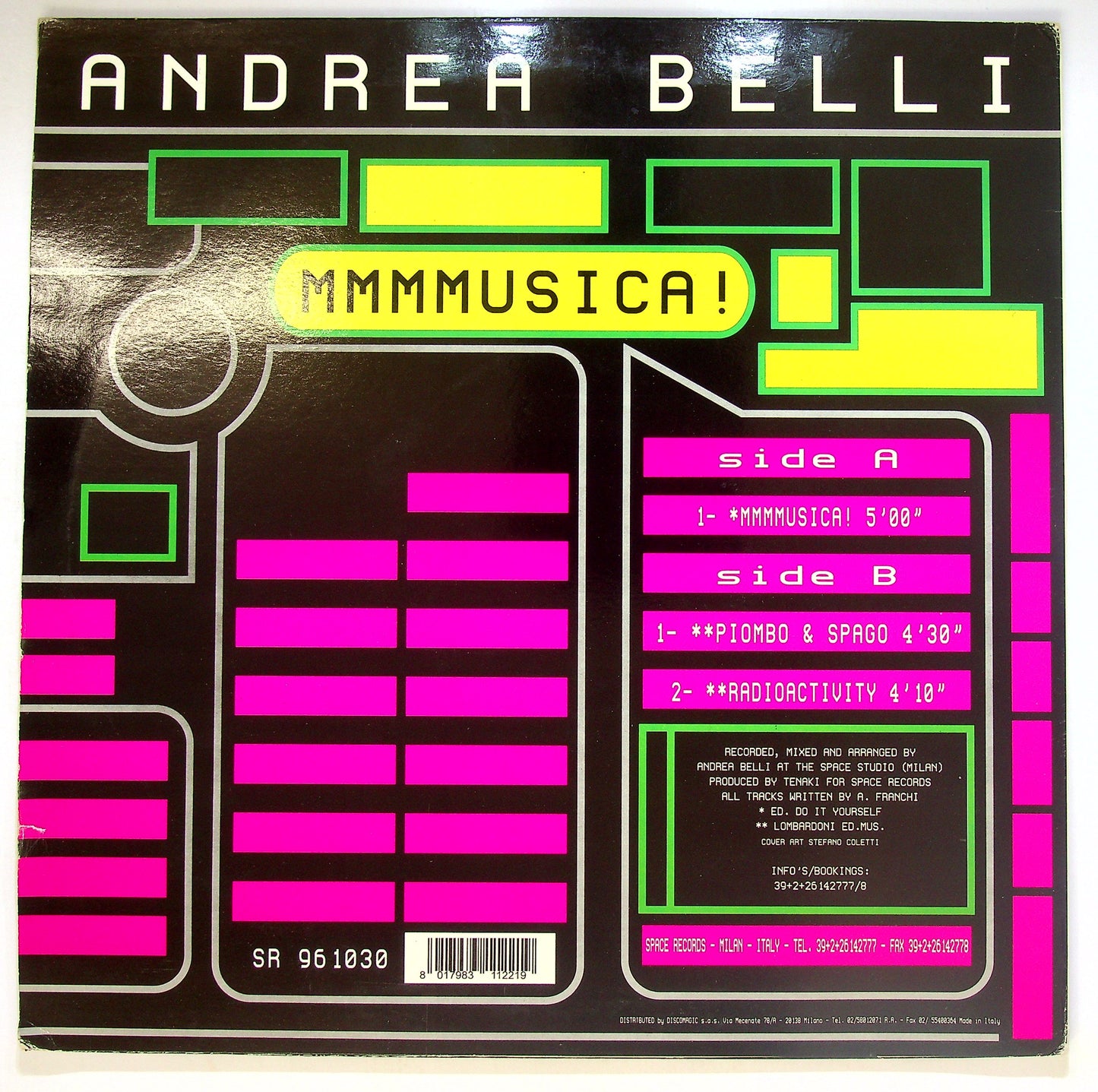 EBOND Andrea Belli - Mmmmusica! Vinile V089121