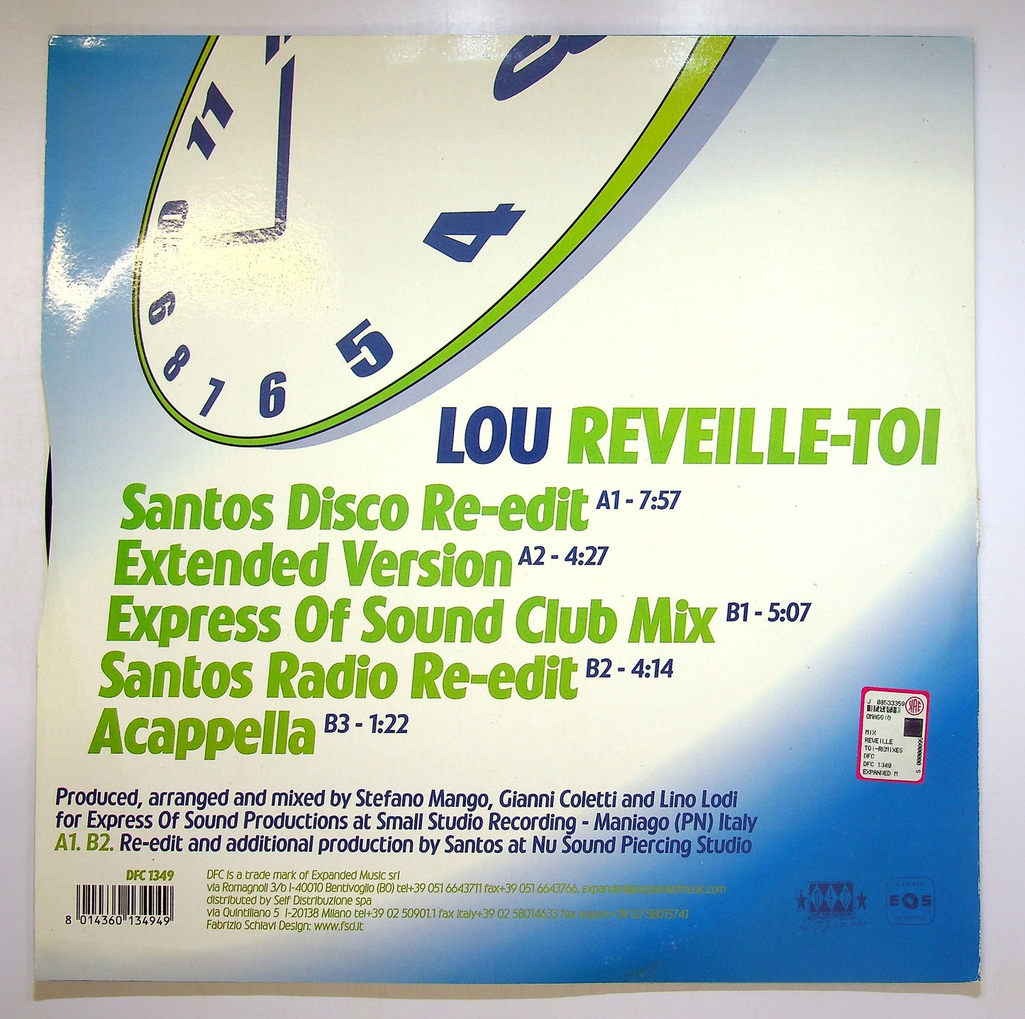 EBOND Lou - Reveille-Toi (Remixes) Vinile V090029