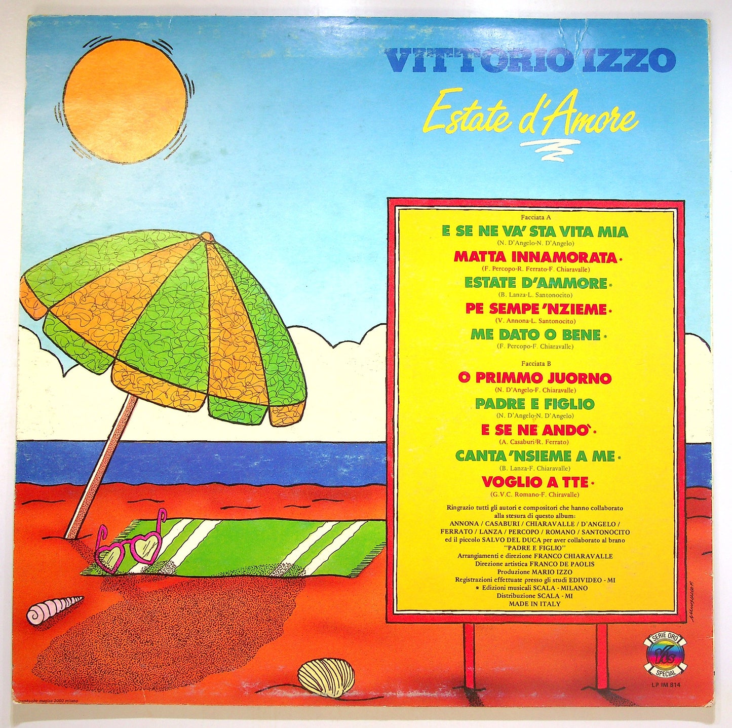 EBOND Vittorio Izzo - Estate D'Amore Vinile V090038