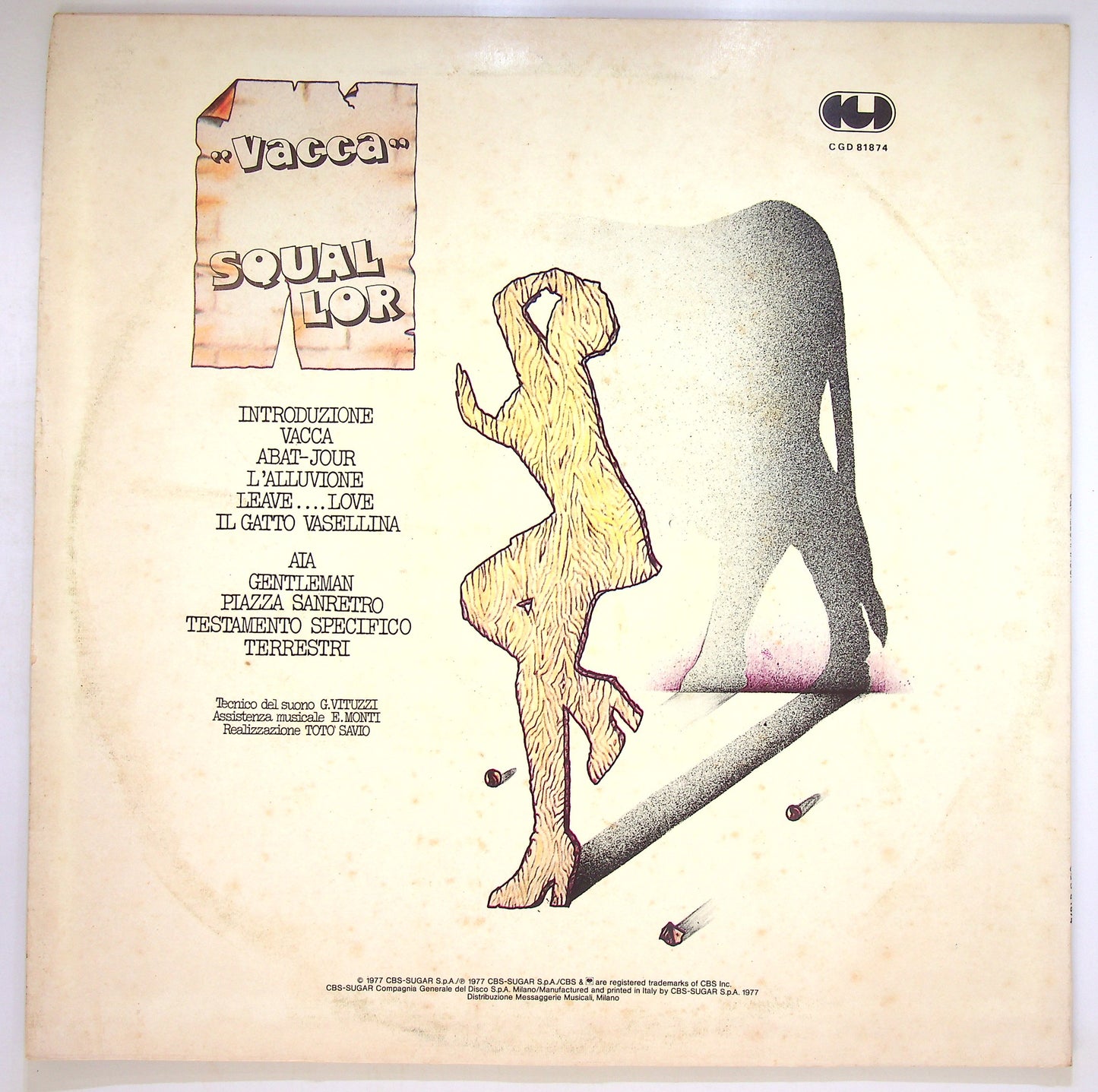 EBOND Squallor - Vacca Vinile V090061