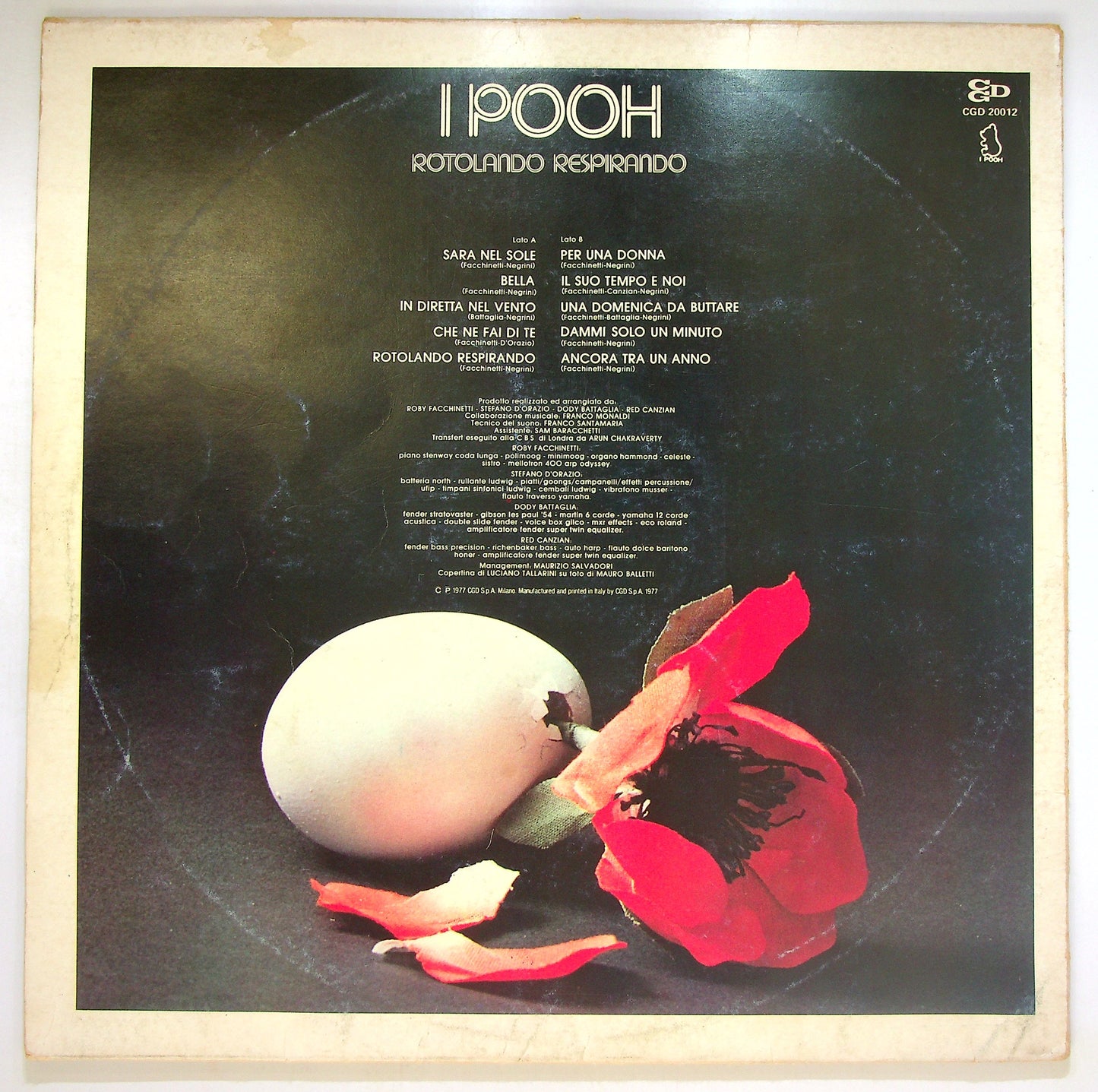 EBOND I Pooh - Rotolando Respirando Vinile V090064