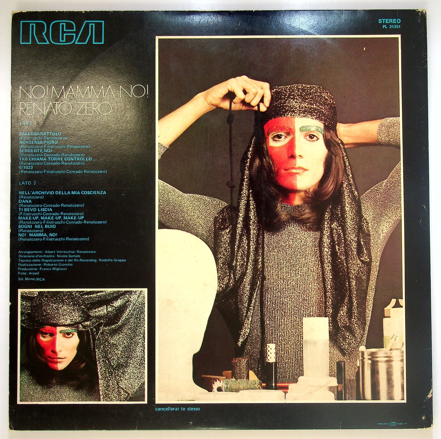 EBOND Renato Zero - No! Mamma, No! Vinile V090073