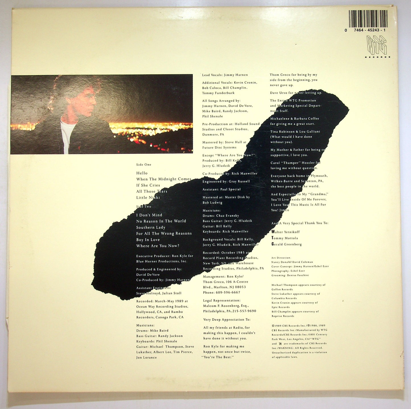 EBOND Jimmy Harnen - Can't Fight The Midnight Vinile V090098