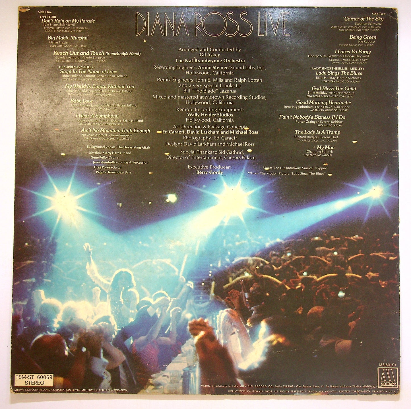 EBOND Diana Ross - Live At The Caesars Palace Vinile V090103