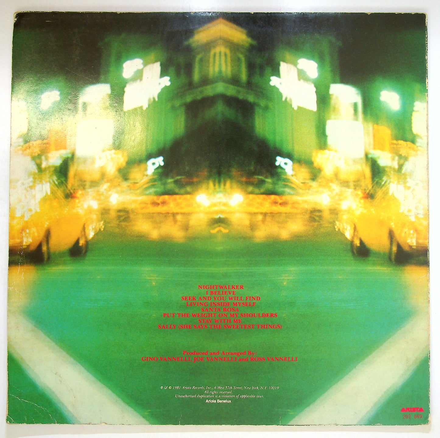 EBOND Gino Vannelli - Nightwalker Vinile V090122
