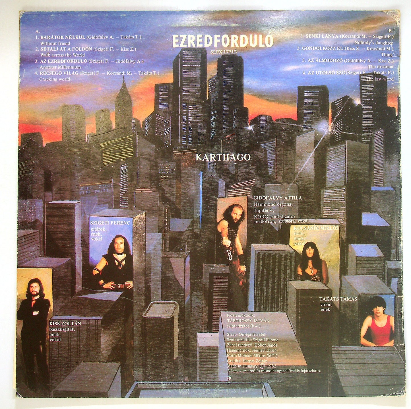 EBOND Karthago - Ezredfordulo Vinile V090123
