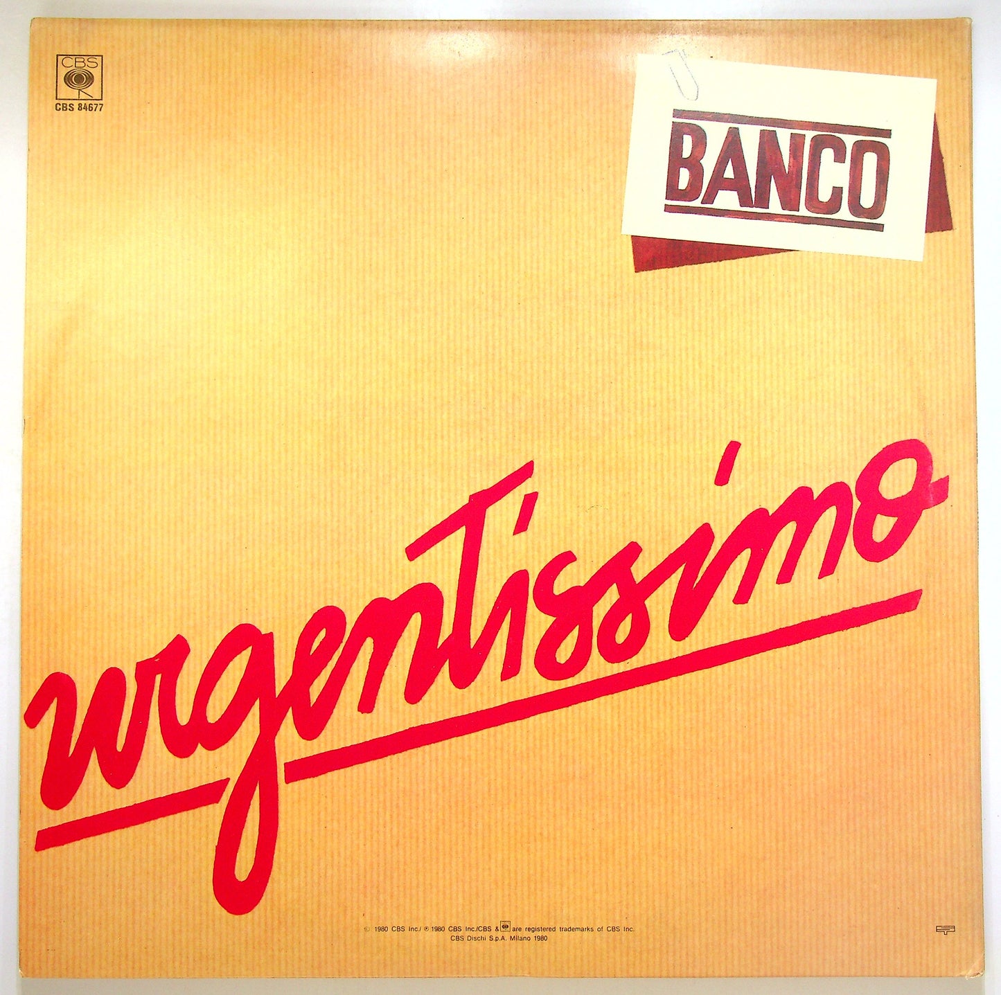 EBOND Banco - Urgentissimo Vinile V091007