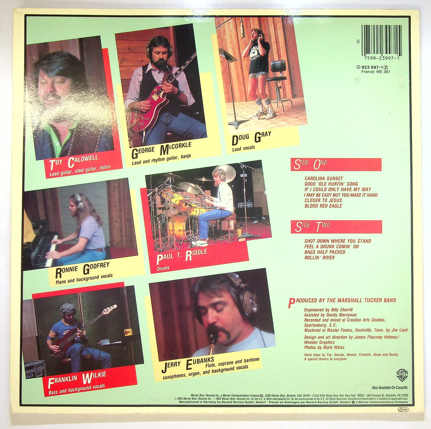 EBOND The Marshall Tucker Band - Greetings From South Carolina Vinile V091021