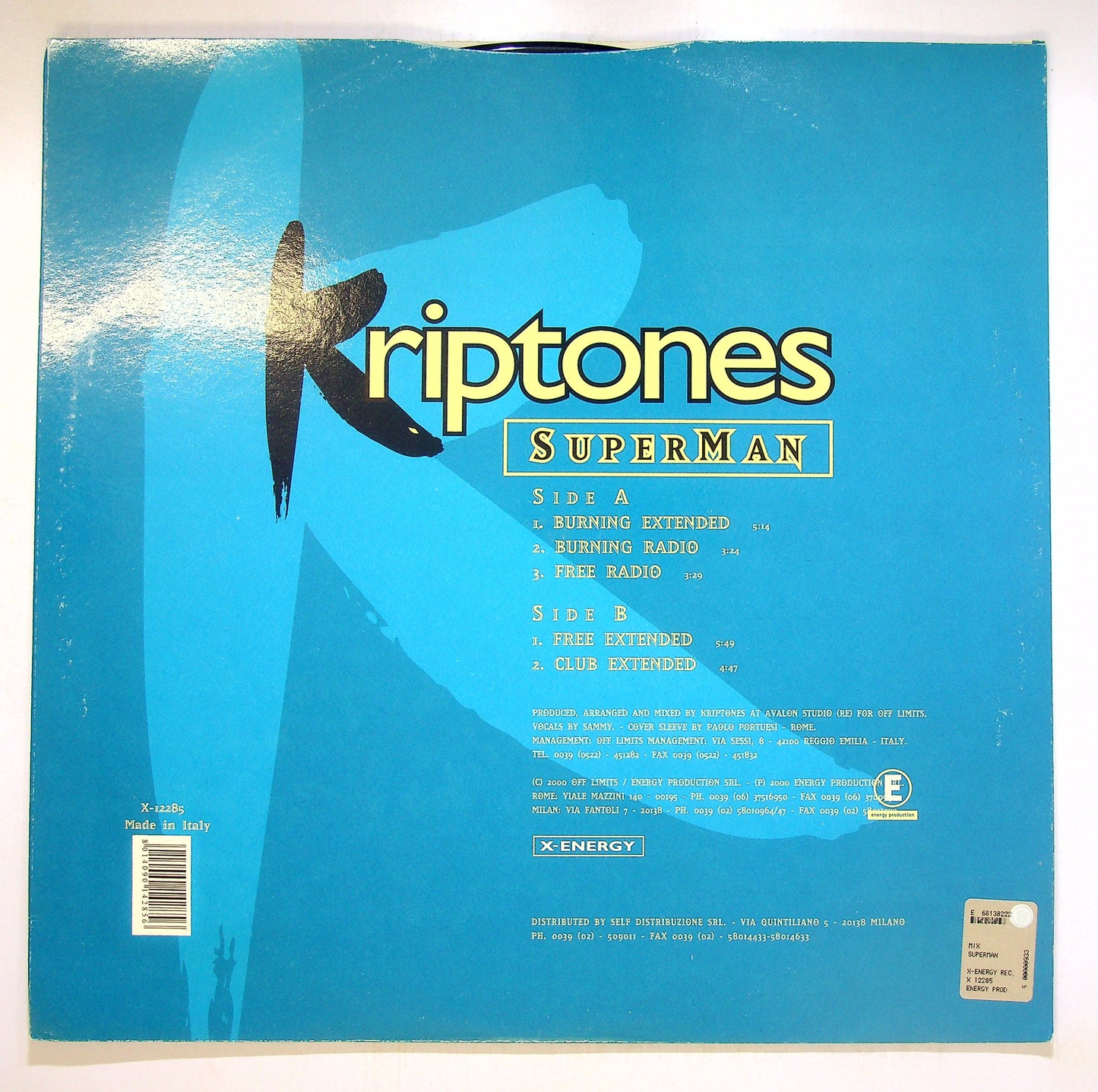 EBOND Kriptones - Superman Vinile V091024