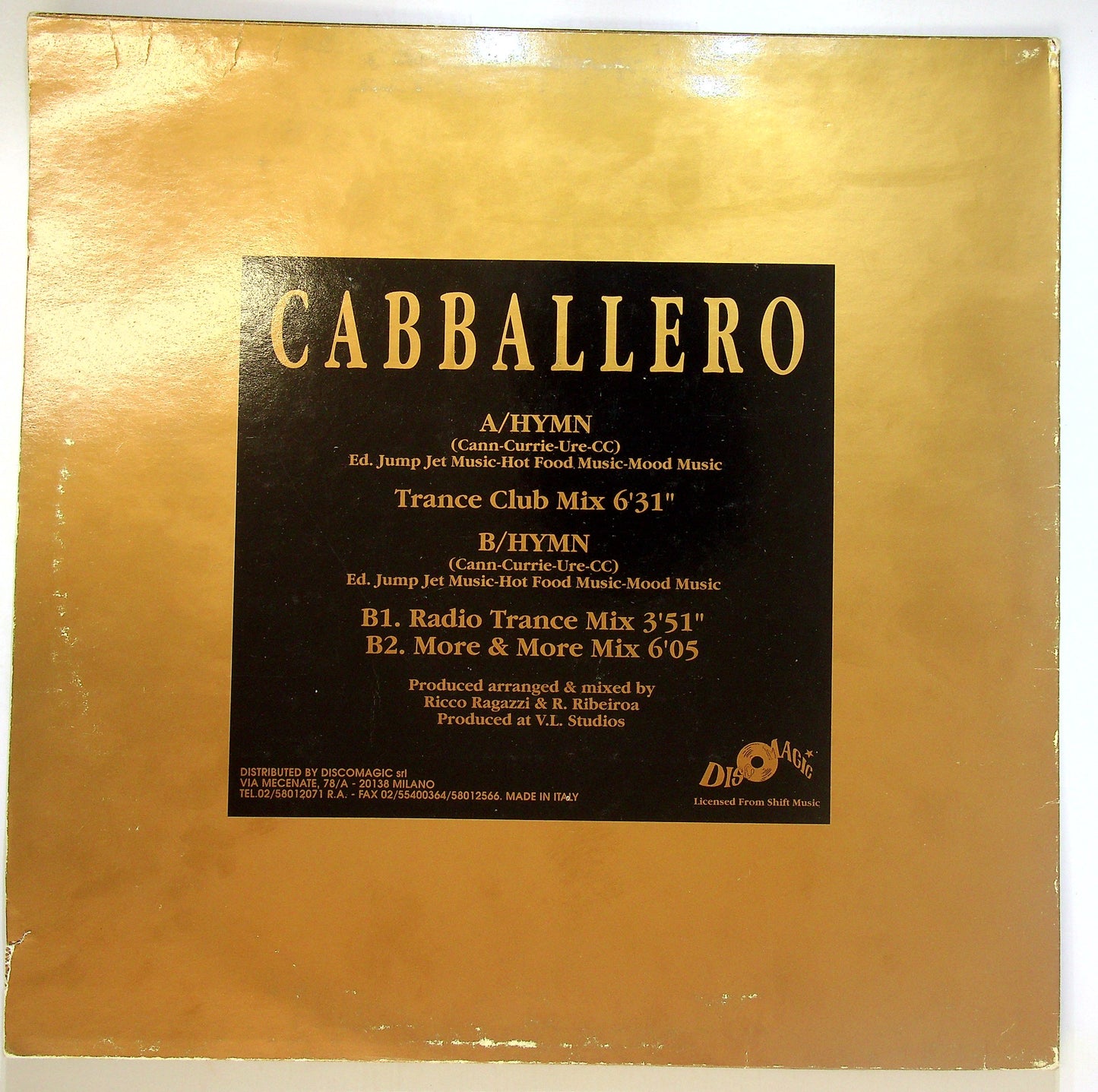 EBOND Cabballero - Hymn Vinile V091026