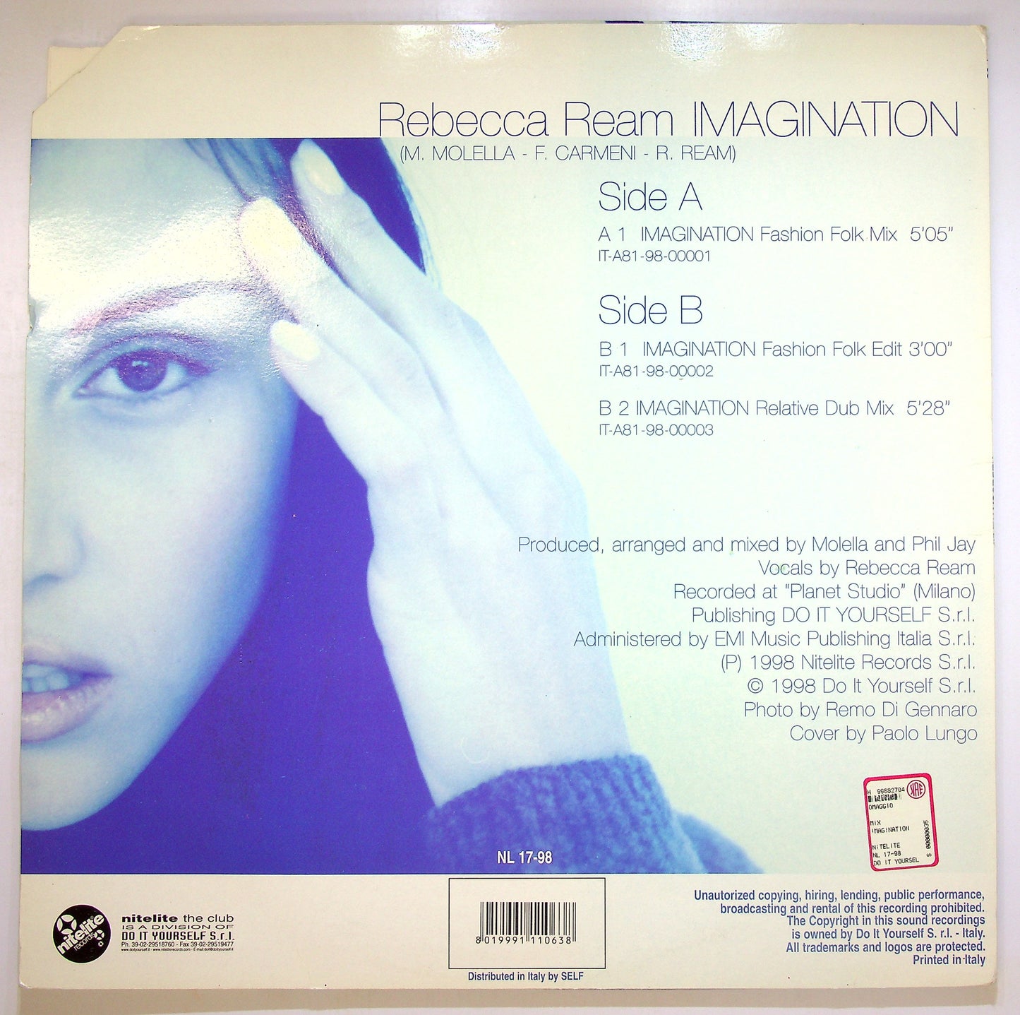 EBOND Rebecca Ream - Imagination Vinile V091029