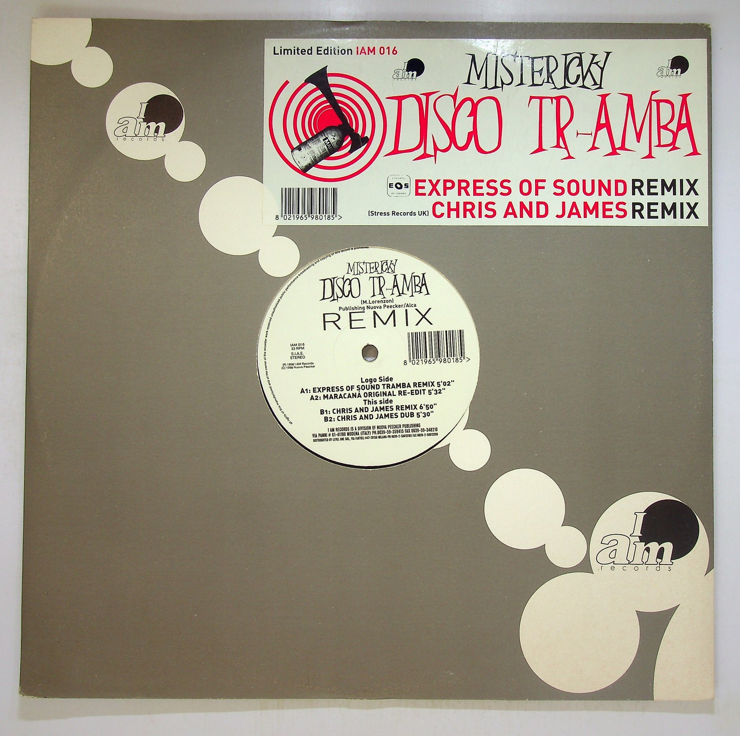 EBOND Mistericky - Disco Tr-Amba (Remix) Vinile V091040