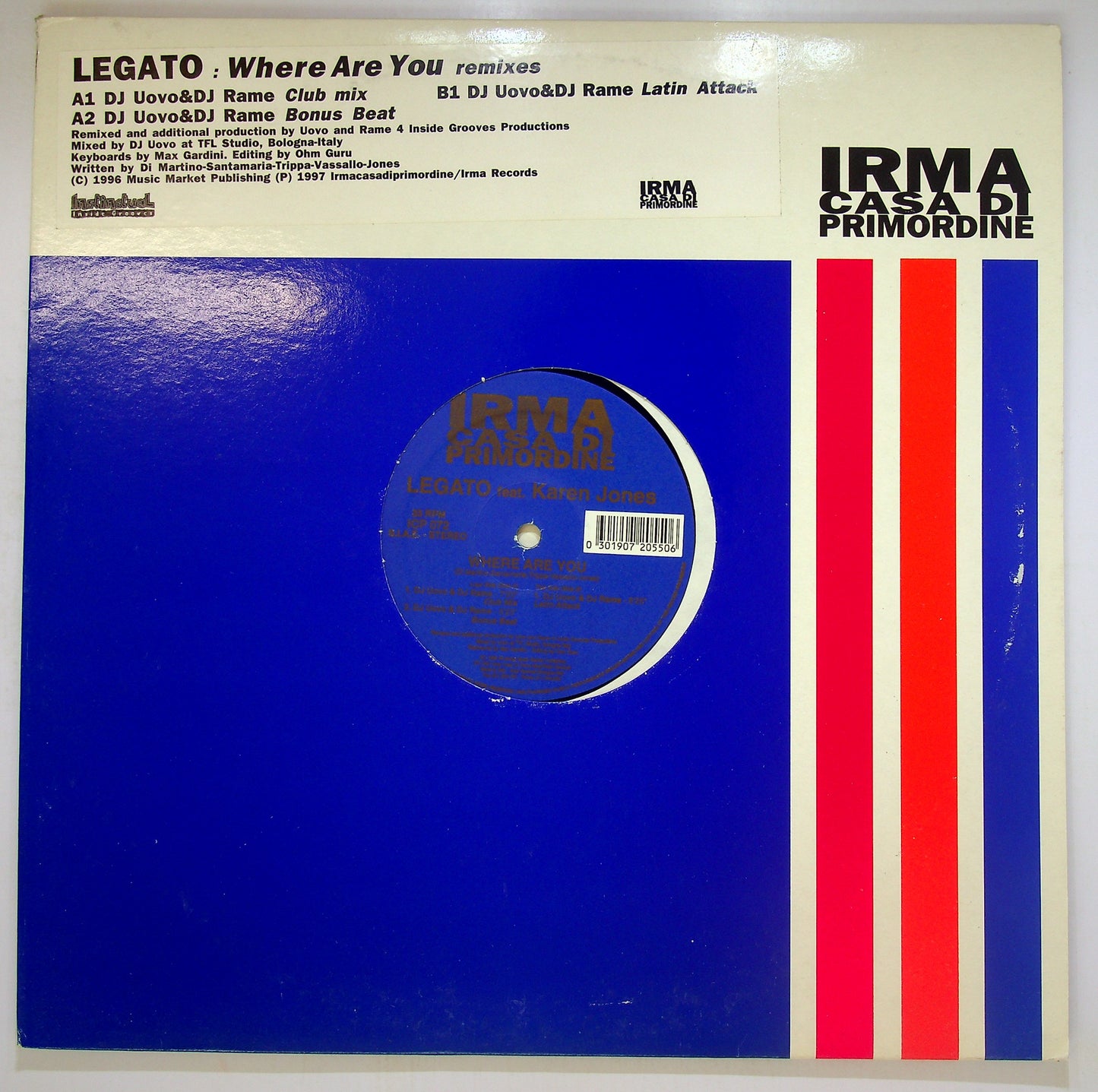 EBOND Legato Feat. Karen Jones - Where Are You (Remixes) Vinile V091043