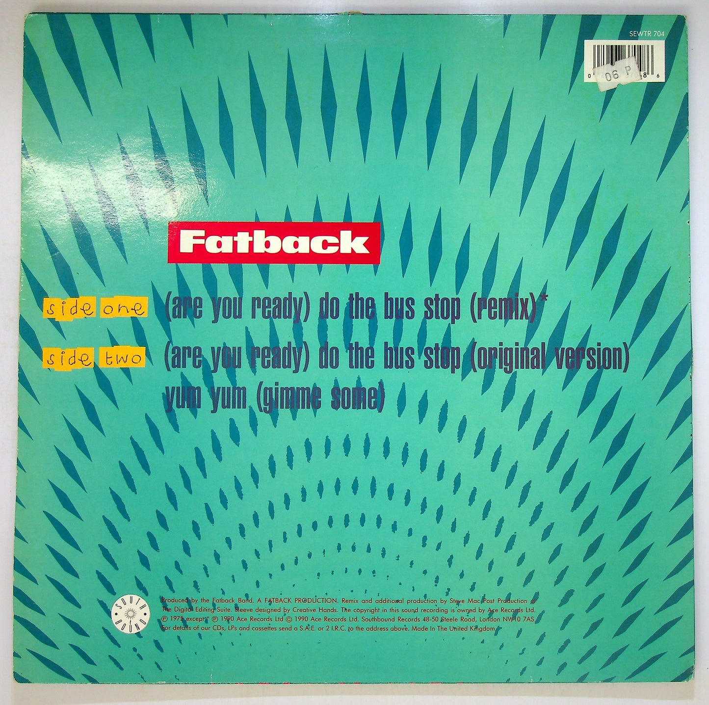 EBOND Fatback - Bus Stop! Remix Vinile V091061