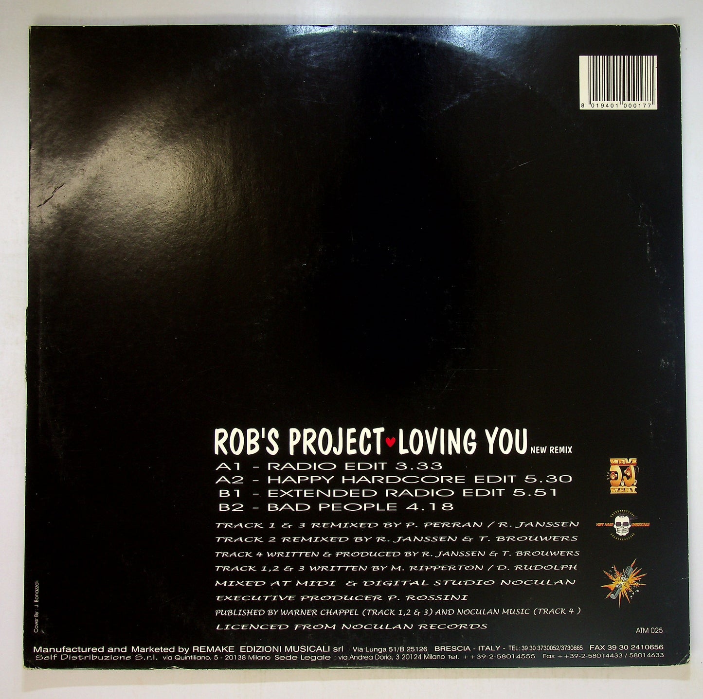 EBOND Rob's Project - Loving You Vinile V091062