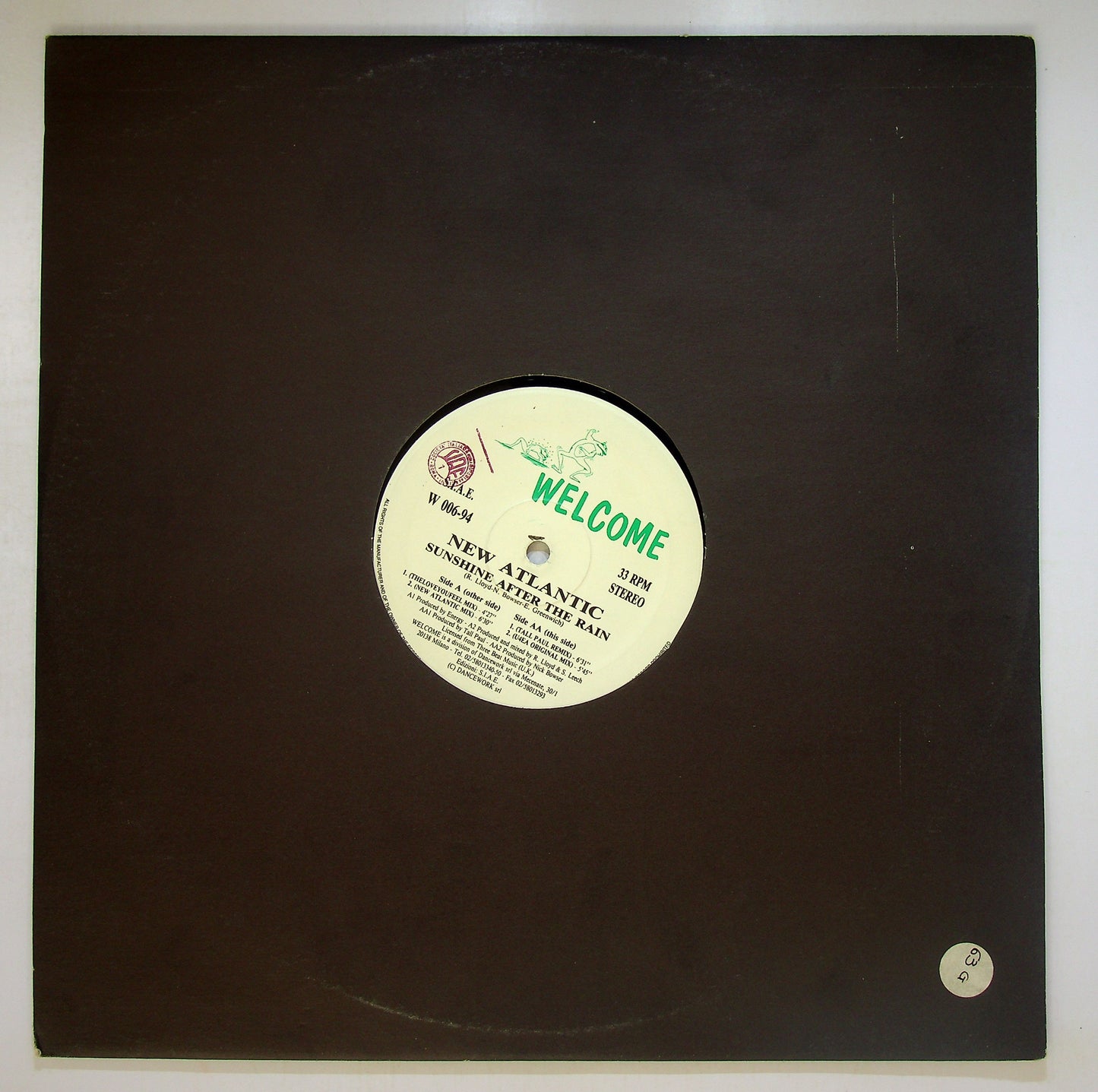 EBOND New Atlantic - Sunshine After The Rain Vinile V091066