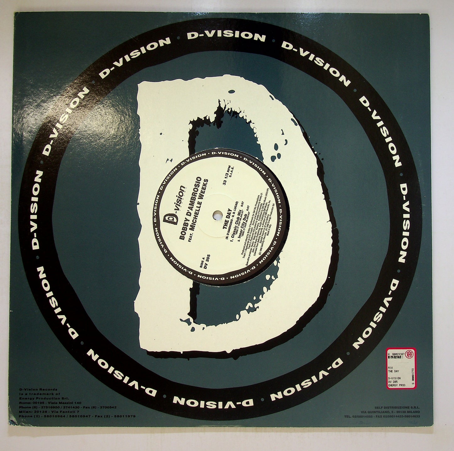 EBOND Bobby D'Ambrosio Feat. Michelle Weeks - The Day Vinile V091072