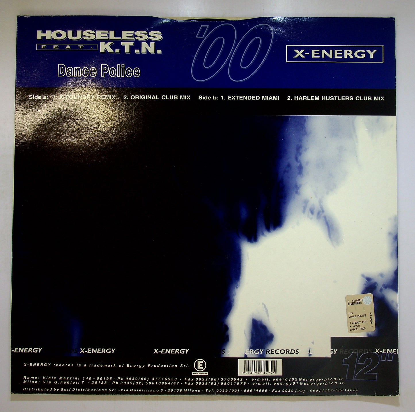 EBOND Houseless Feat. K.T.N. - Dance Police Vinile V091090