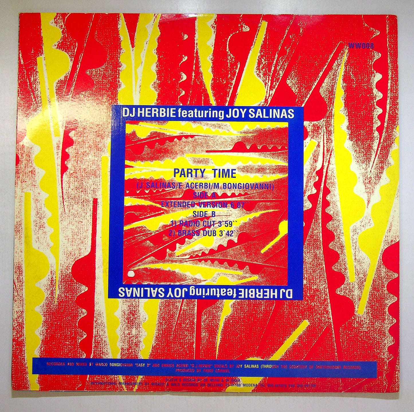 EBOND DJ Herbie Featuring Joy Salinas - Party Time Vinile V091106