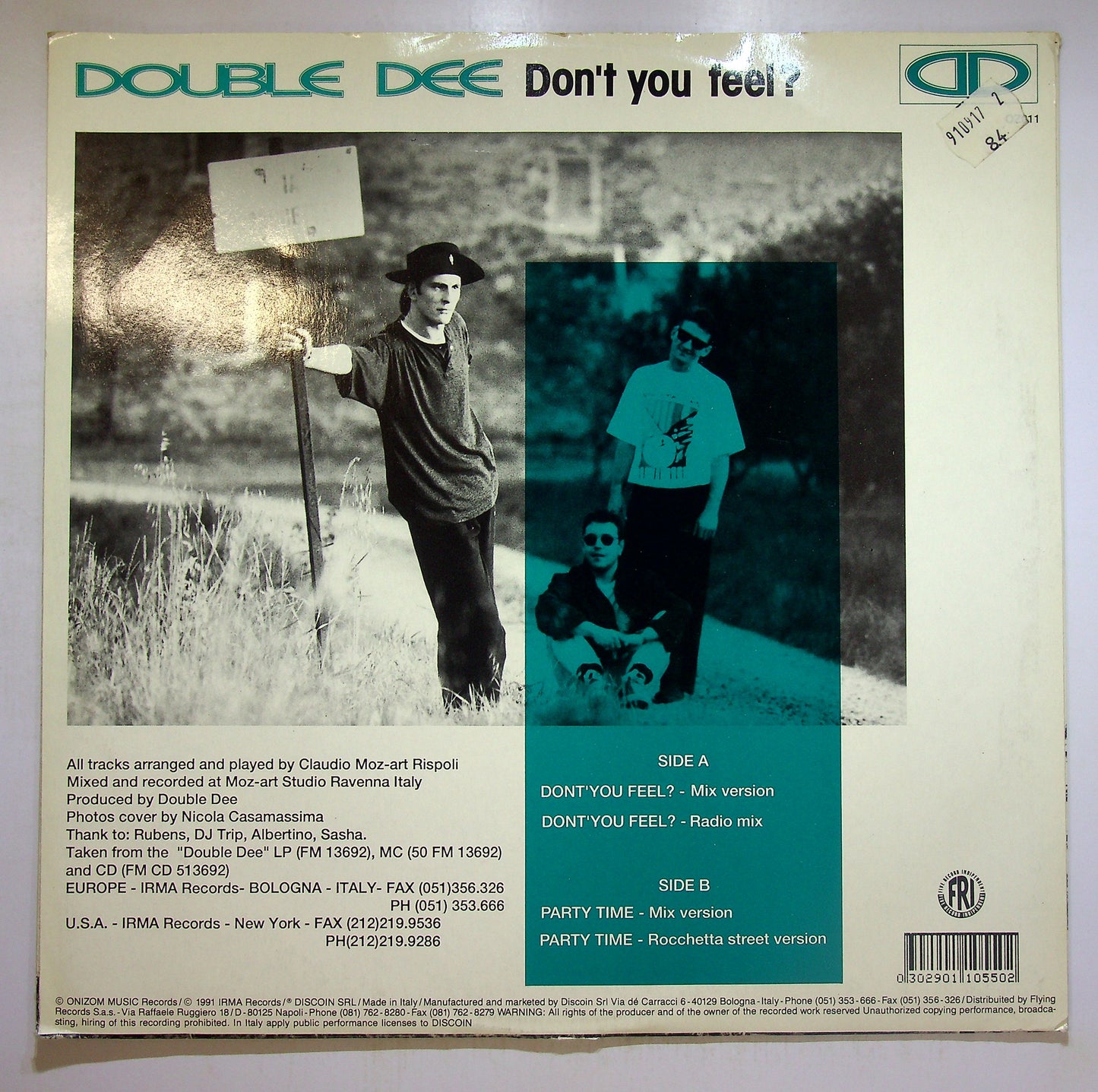 EBOND Double Dee - Don't You Feel? Vinile V091109
