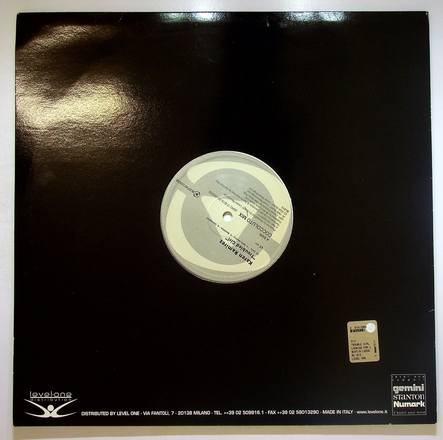 EBOND Karen Ramirez - Troubled Girl / Looking For Love Vinile V091120