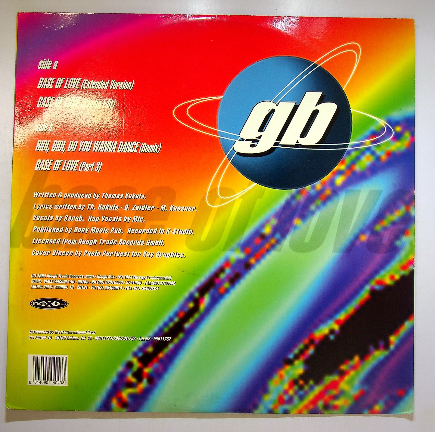 EBOND General Base - Base Of Love Vinile V091123