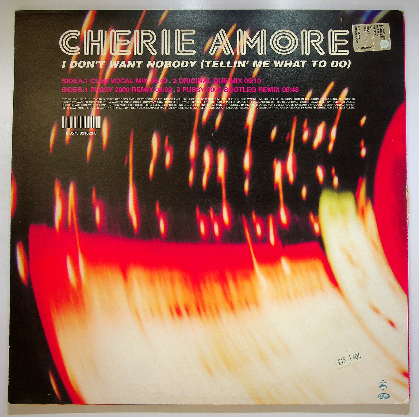 EBOND Cherie Amore - I Don't Want Nobody Vinile V091129