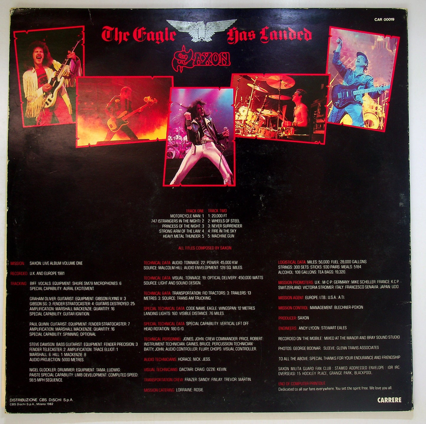 EBOND Saxon - The Eagle Has Landed (Live) Vinile V092005