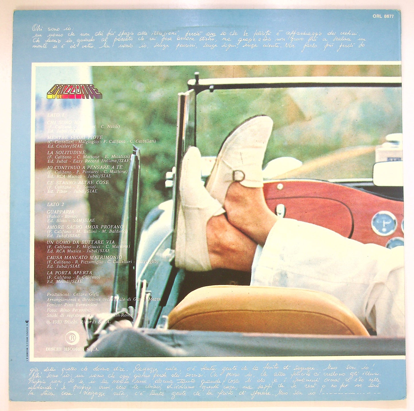 EBOND Franco Califano - ...Tuo Califano Vinile V092015