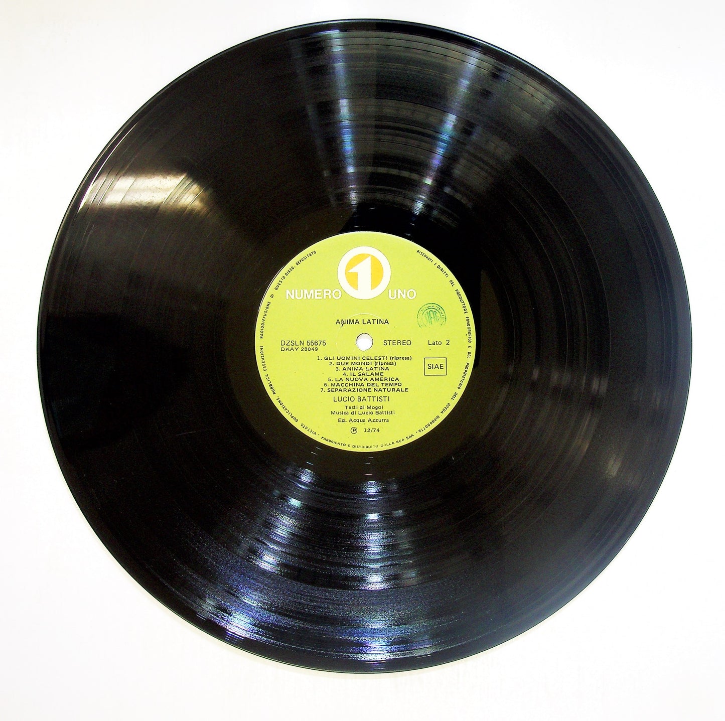 EBOND Lucio Battisti - Anima Latina Vinile V092031