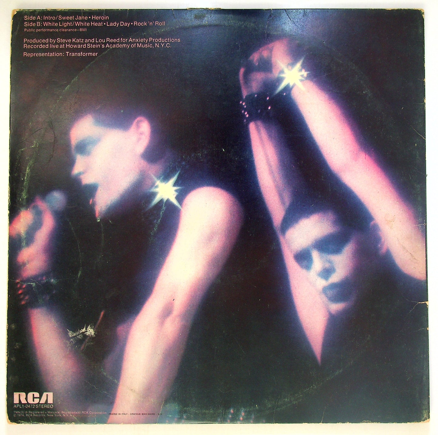 EBOND Lou Reed - Rock N Roll Animal Vinile V092034