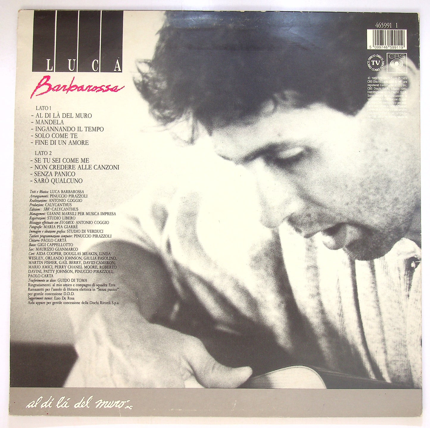 EBOND Luca Barbarossa - Al Di La Del Muro Vinile V092042